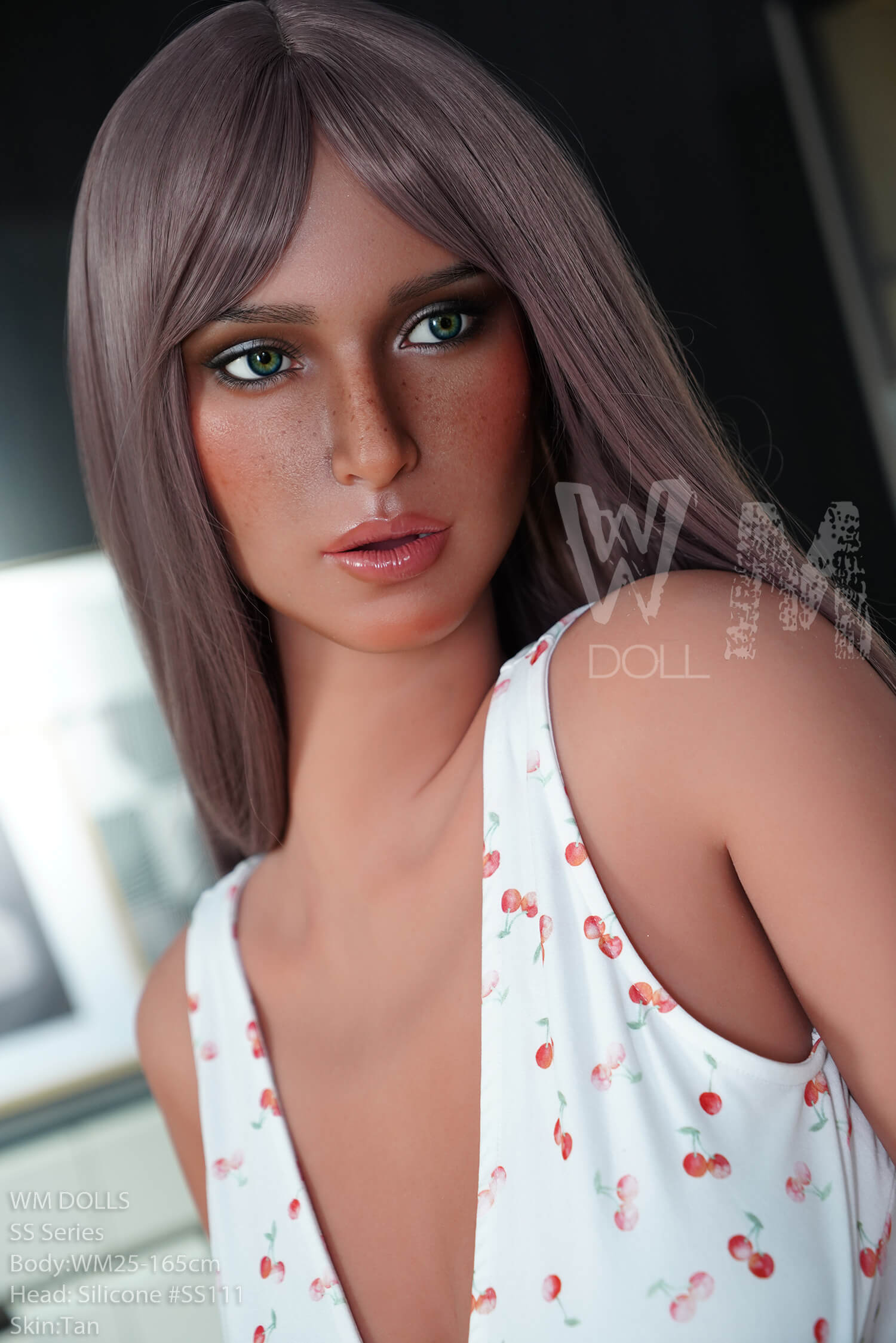 5'5" (165cm)  E-Cup silicone head (#SS111) TPE body Sex Doll - Adrianna (WM Doll)