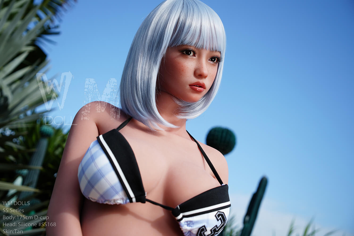 5'8" (175 cm)D-Cup silicone head (#SS168) TPE body Sex Doll - Jillian (WM Doll)