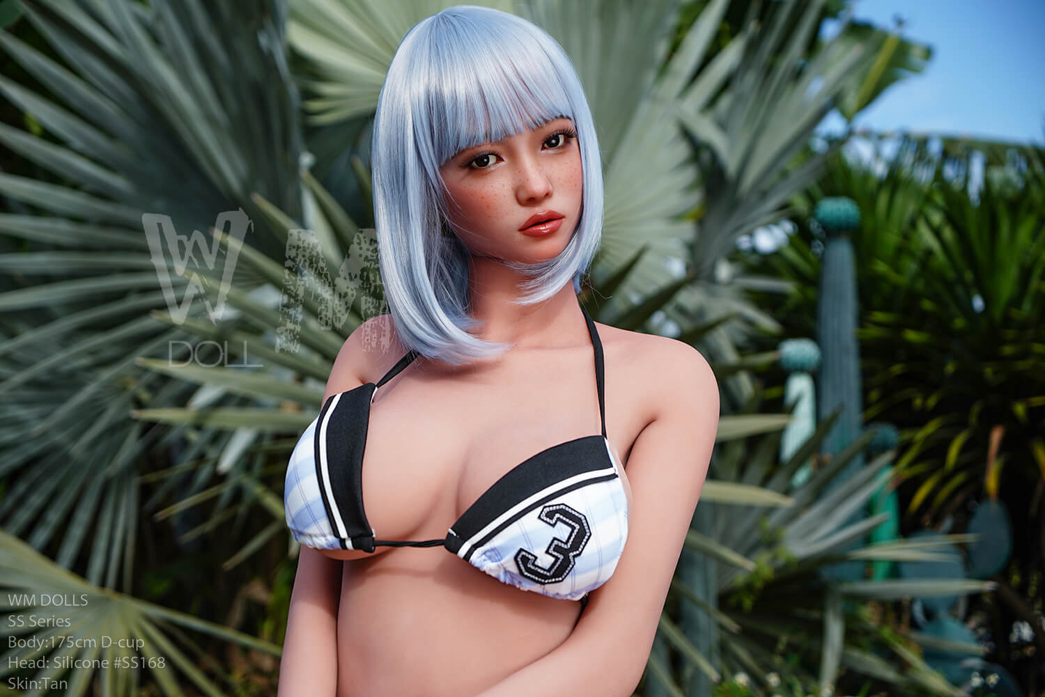 5'8" (175 cm)D-Cup silicone head (#SS168) TPE body Sex Doll - Jillian (WM Doll)