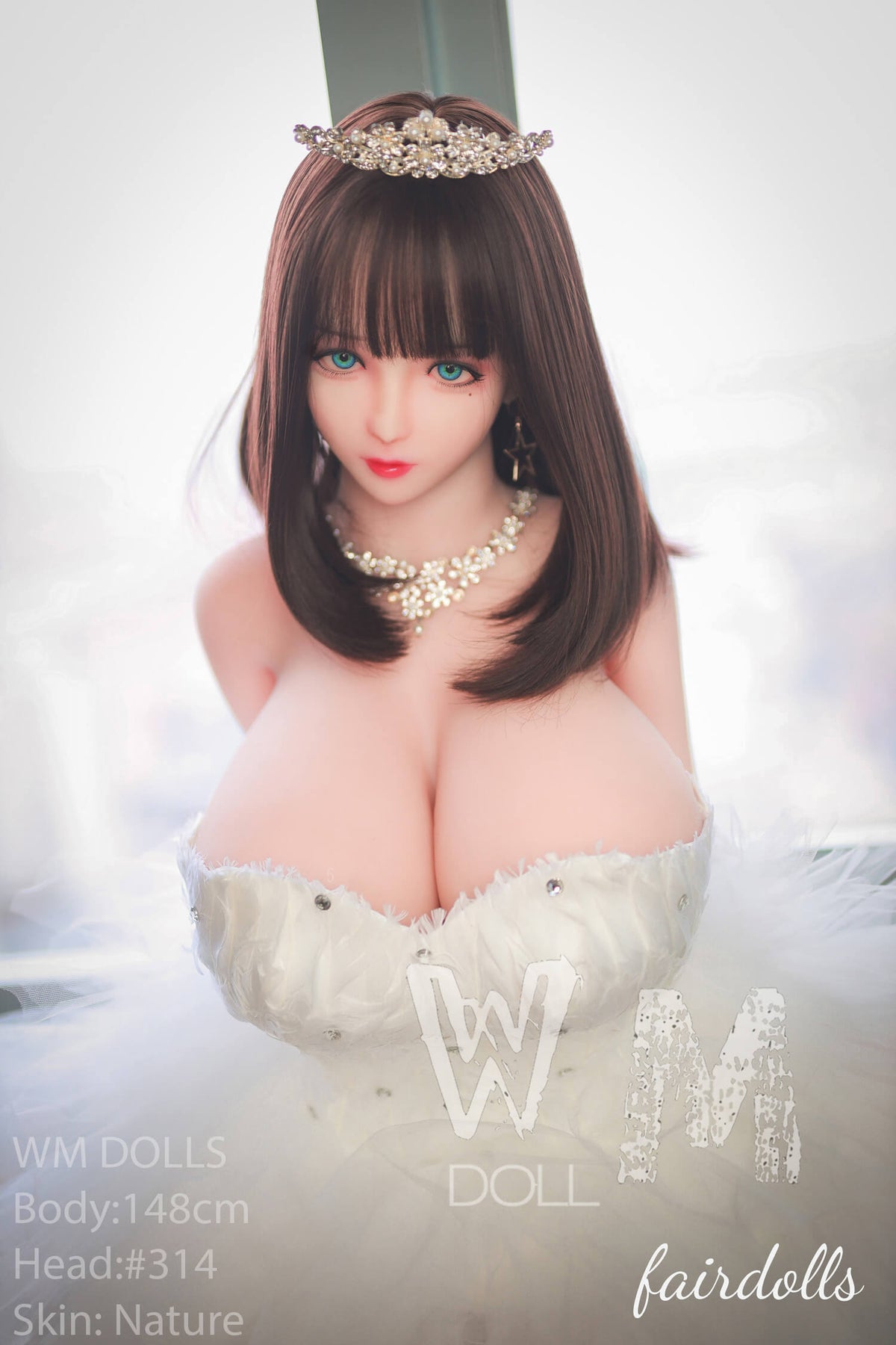 4&#39;10&quot; (148cm) L-Cup Cute Busty Girl Sex Doll - Johnie (WM Doll)